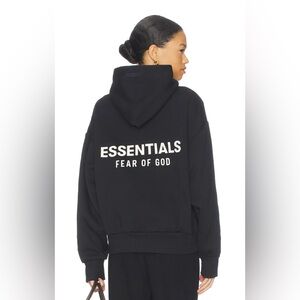 Fear of God ESSENTIALS Fleece Hoodie in Black XL NWT